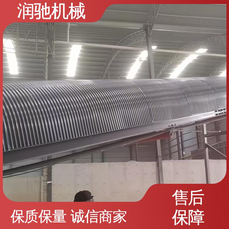 煤矿砂石料厂用 皮带机彩钢罩 弓形波浪 厚度可选 润驰供应