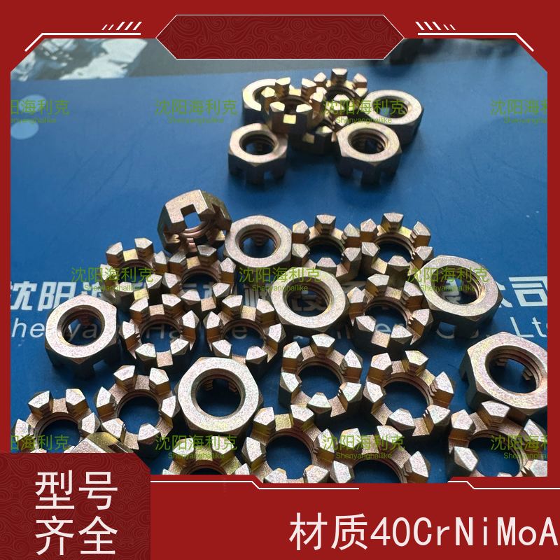海利克精工制造 HB1-403F 六角槽形薄螺母 1Cr18Ni9Ti M20