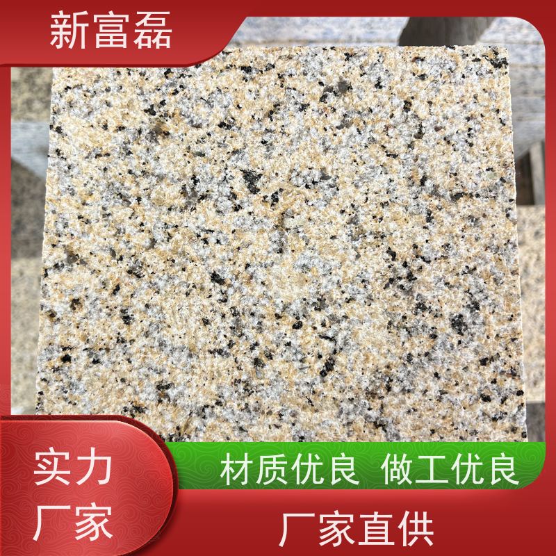 新富磊 烧面芝麻灰 景区仿古小块石材 广场路侧石 大量成品 可定制