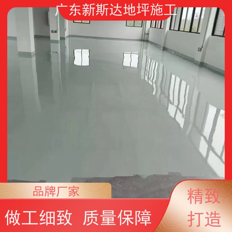 地下停车场固化地坪漆施工封尘固沙耐高低温