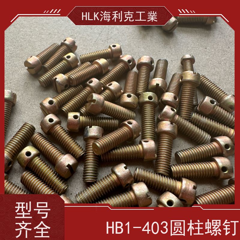 海利克精工制造 HB1-202-1995一字槽圆柱头螺钉 M6 M4