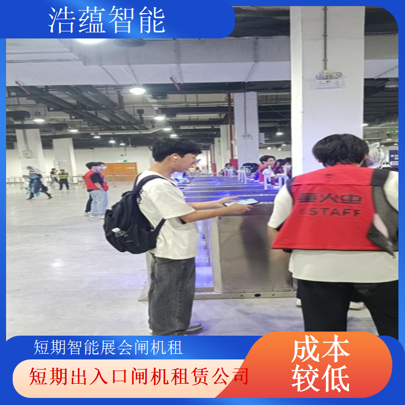 临时闸机租赁 - 高端摆闸防尾随款 + 活动租用技术驻场