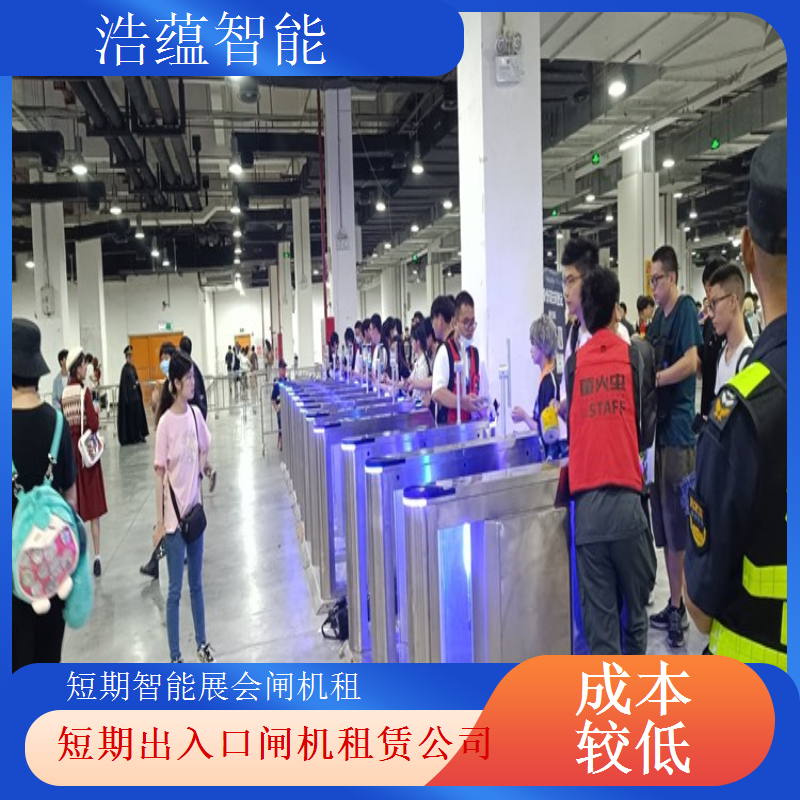 临时闸机租赁 - 高端摆闸防尾随款 + 多场次可开票技术支持