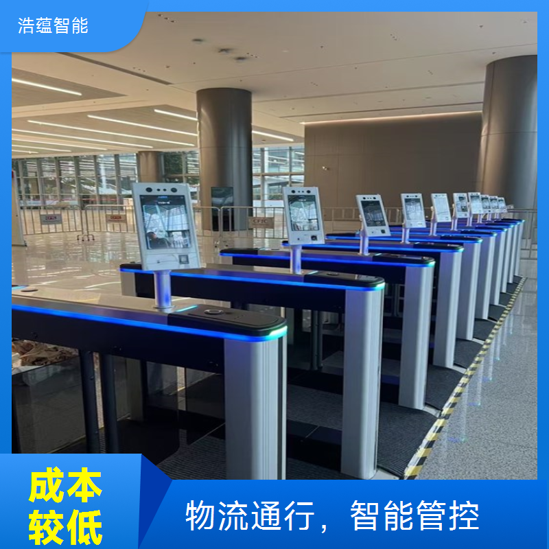 物流人员管控闸机通道租赁 精准识别人员保障物流区域安全