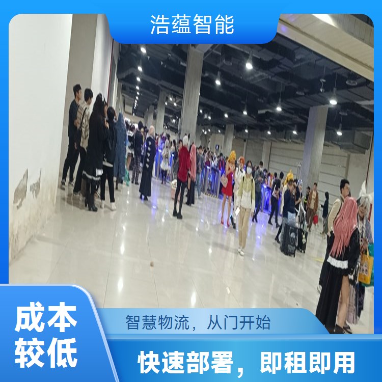 物流半自动化园区闸机通道租赁 半自动设计平衡效率与成本