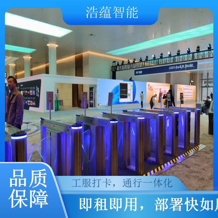服装智能翼闸租赁 快速响应提升顾客进出效率