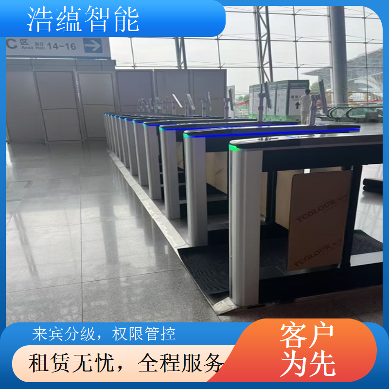 会议工作人员通道闸机租赁 专属权限便于工作人员现场调度