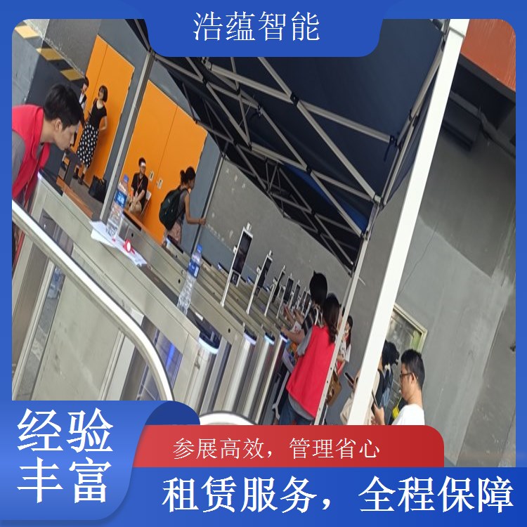 进出口商品防夹闸机租赁 智能感应避免夹伤人员