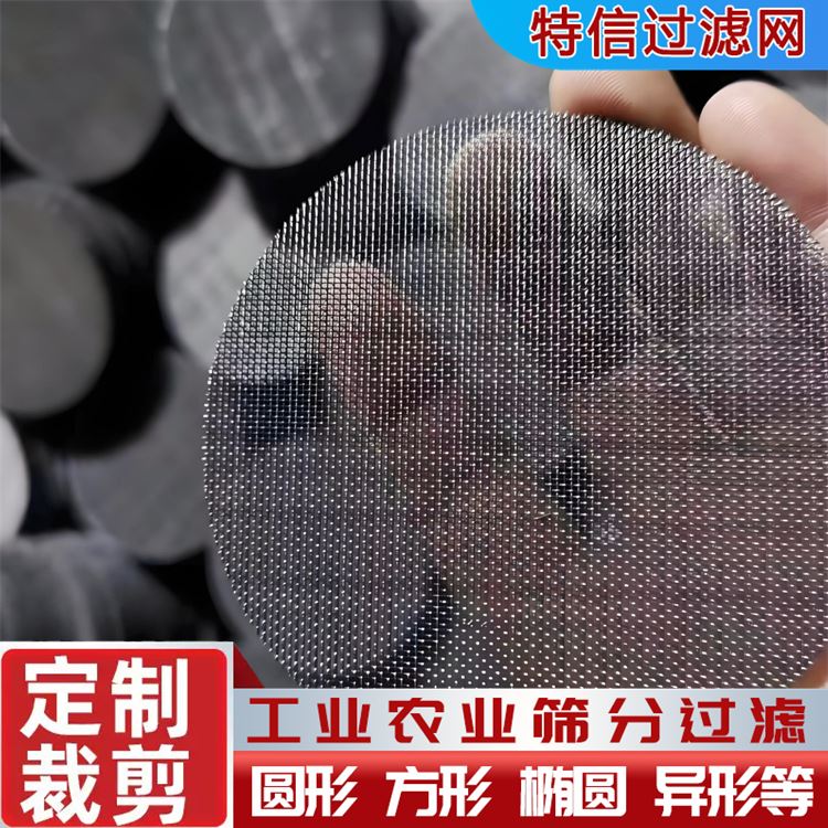 特信金属 货源充足 厂家直售 筛网黑丝布 圆孔过滤网