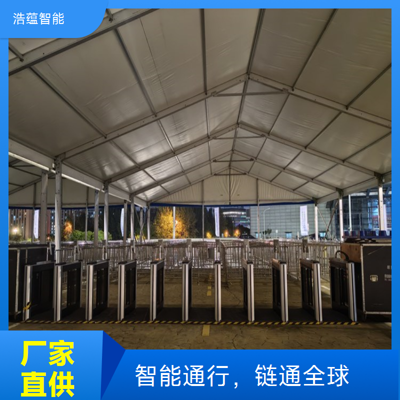 租赁闸机应对供应链促进博览会，提供精准的人员统计
