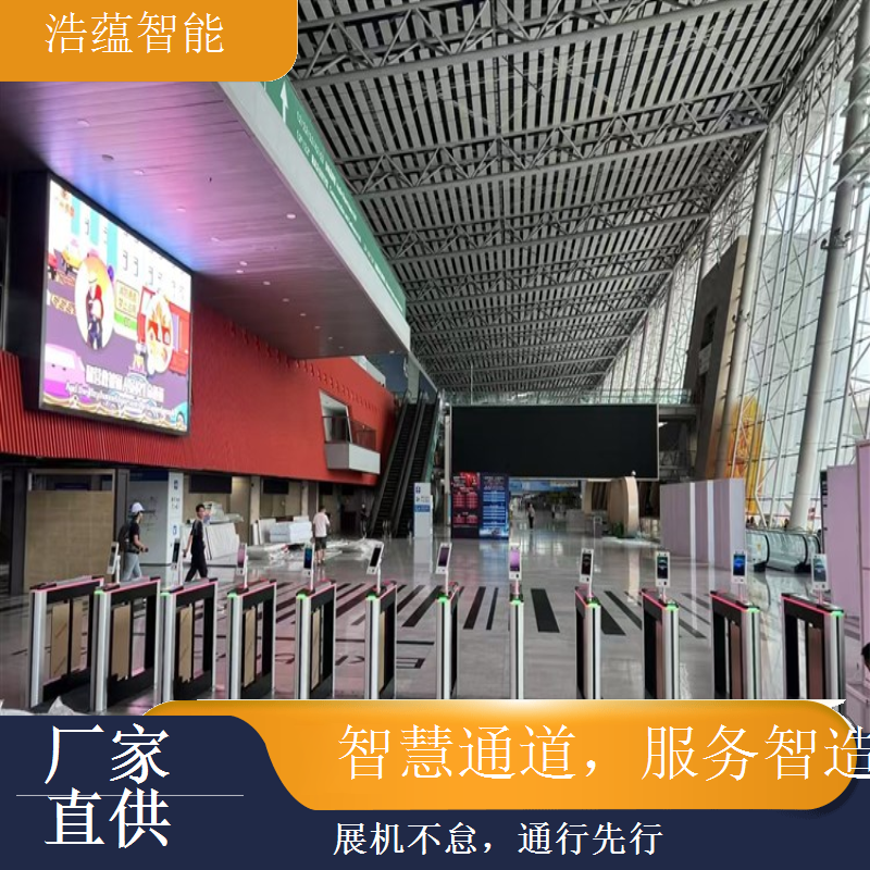 租赁闸机用于机床展览会，实现数据实时同步精准统计分析