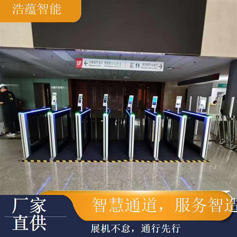 租赁闸机应对机床展览会高峰，高效疏散大量入场人群