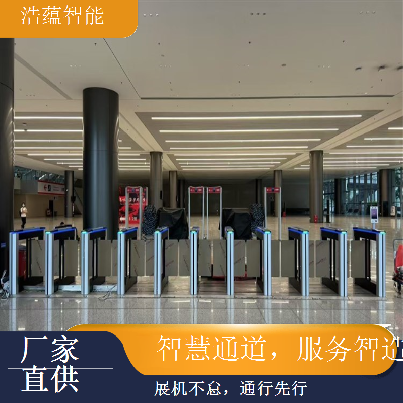 租赁闸机用于机床展览会，快速部署节省大量筹备时间