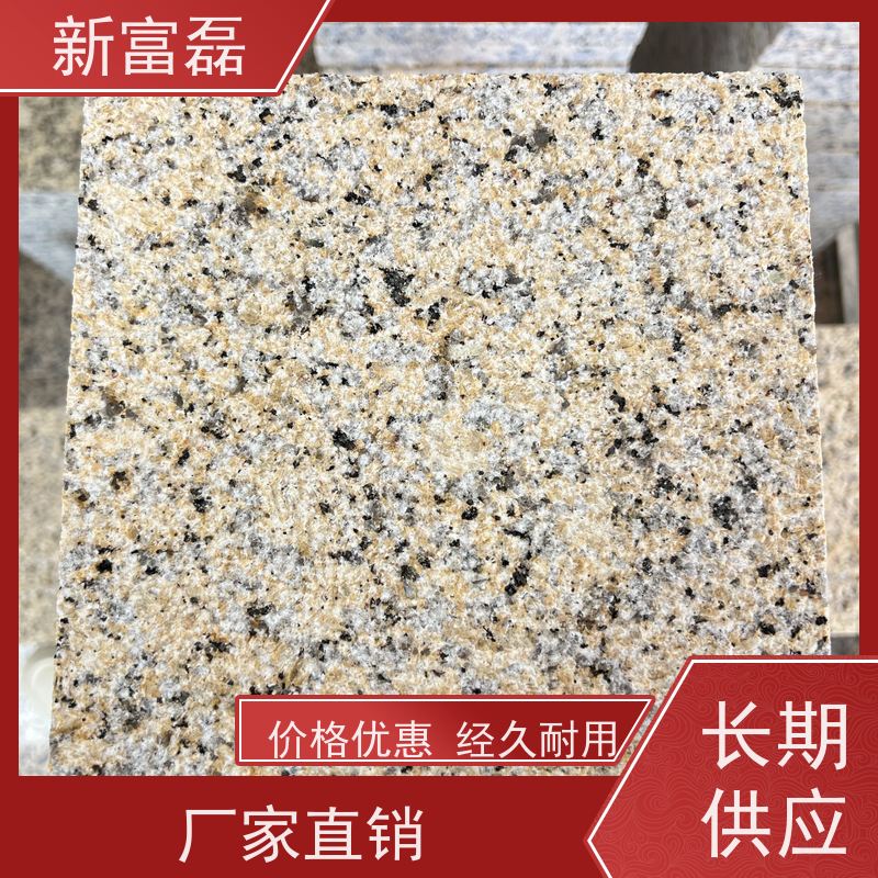 新富磊 芝麻灰烧面石材 台阶石公园广场楼梯踏步石 用心打造 光洁度高