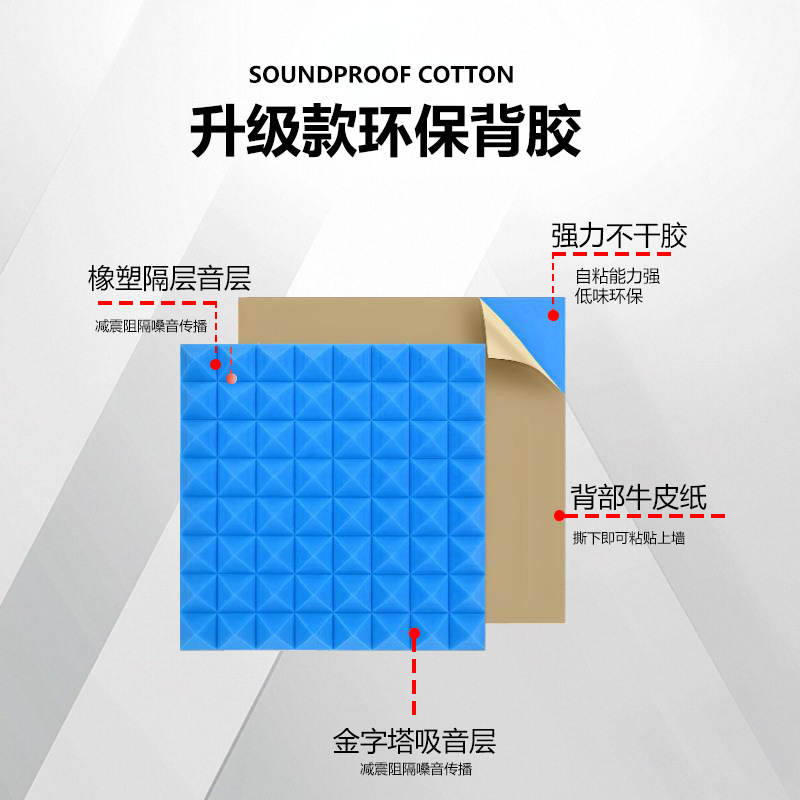 聚酯纤维隔音板阻燃影音室幼儿园吸音棉室内装饰材料