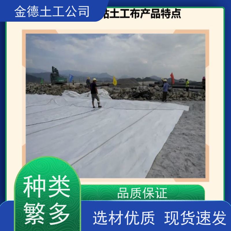 金德 聚酯长丝土工布300g/m2 抗穿刺性能好 结构层排水