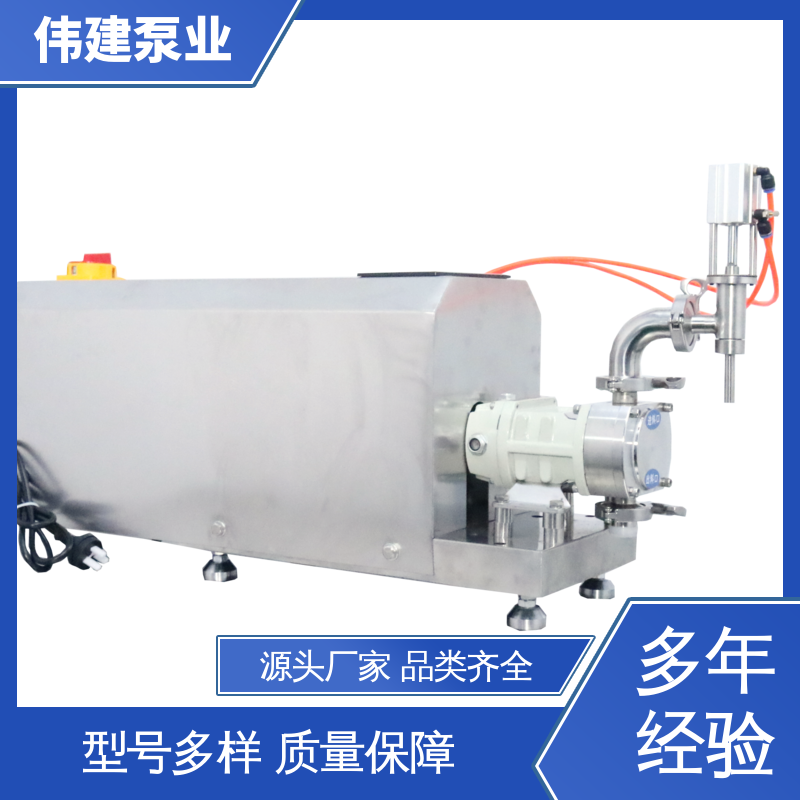 伟建 304不锈钢材质 蜂蜜糖蜜定量灌装泵 防漏设计 输出量稳定