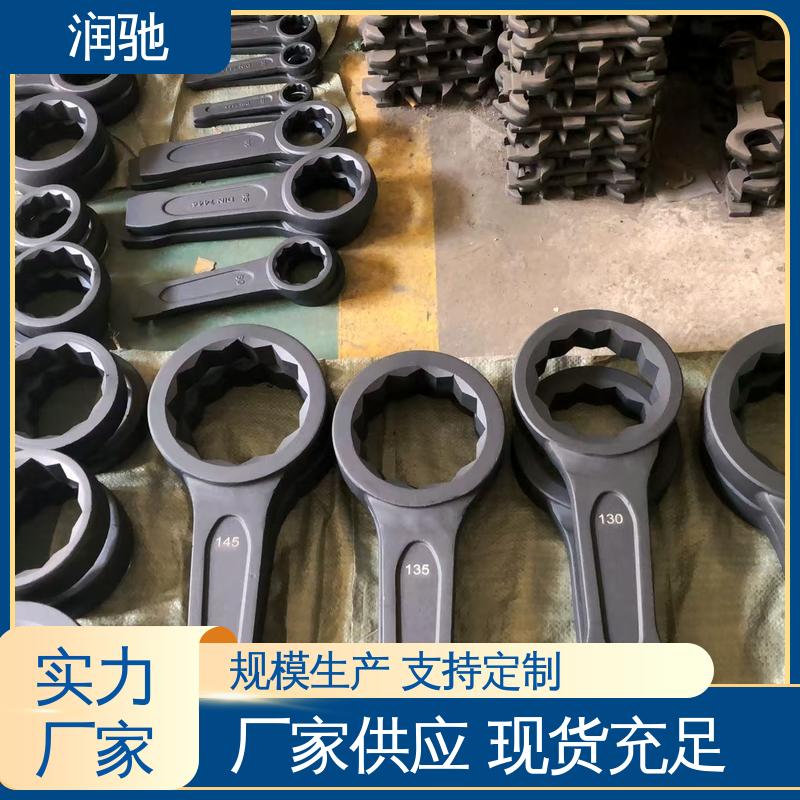 S100 安全无火花 弯柄敲击开口扳手 铍青铜 润驰供应