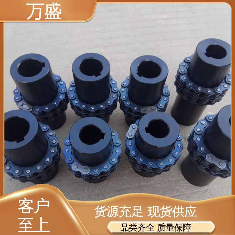 万盛 GL6 破碎机专用 精密滚子链联轴器 定位准确