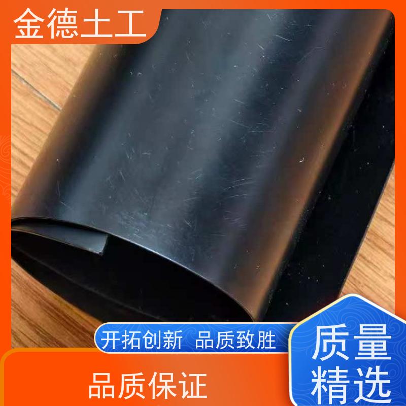 屋顶花园防根防水 抗穿刺强度高 国标光面HDPE黑膜2.0mm 厂家