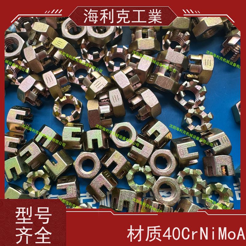 海利克精工制造 HB1-402 -1983六角槽形厚螺母 1Cr17Ni2 M6