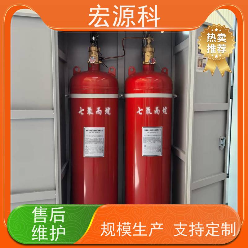 宏源科 双柜式七氟丙烷气体灭火装置 资质齐全 免费安装指导
