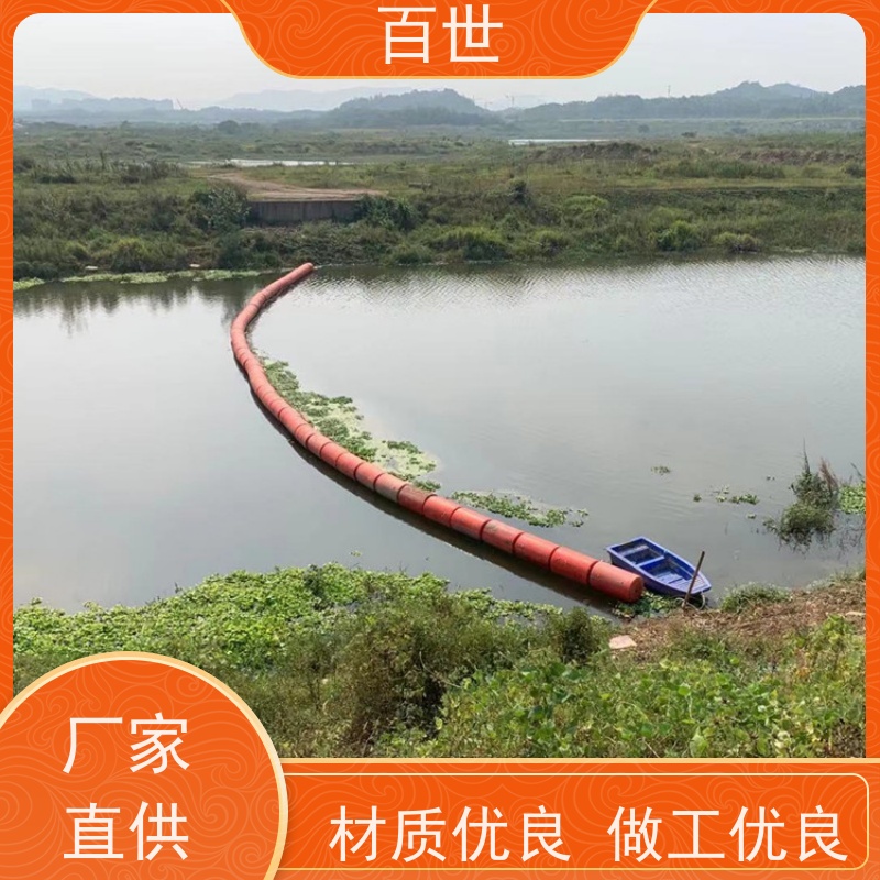 百世 海上工程 拦船浮体 网格化拦截 钢丝绳锚固