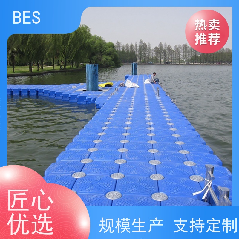 百世 水产养殖 浮桥 可铺塑木地板 龙舟比赛观赏