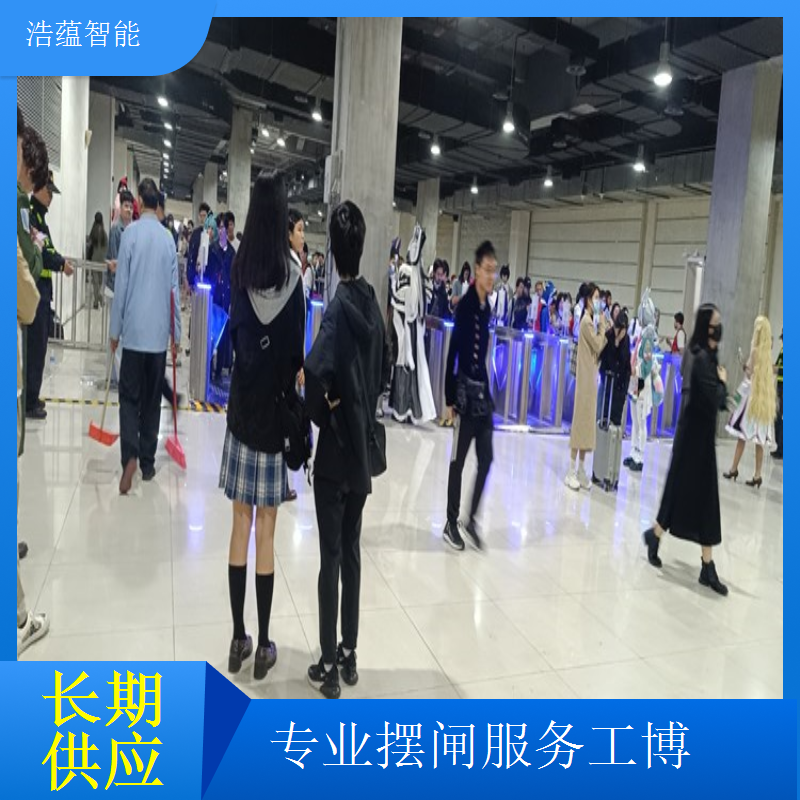工业博览会摆闸闸机租赁 - 双验款 + 博览短期装
