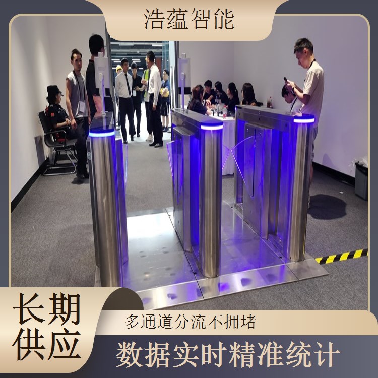 工业博览会摆闸闸机租赁 - 防尾随二维码款 + 多博览可开票