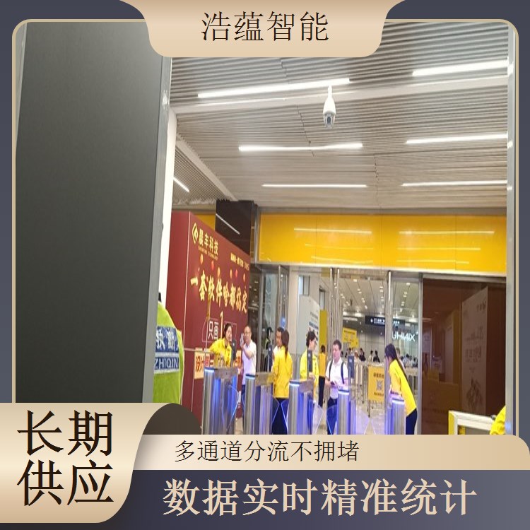 工业博览会摆闸闸机租赁 - 二维码款 + 博览技术服务