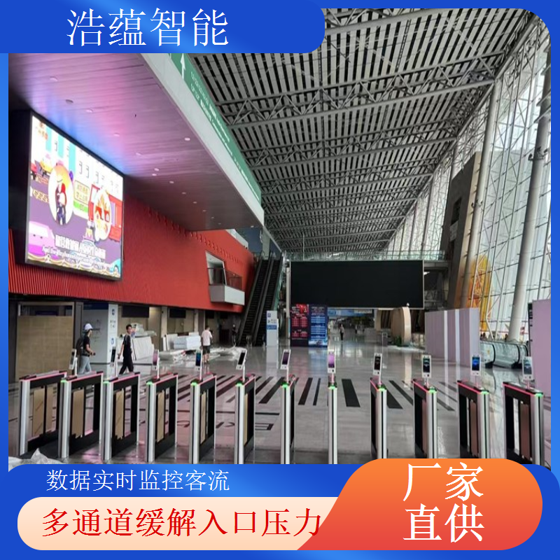 燃气博览会摆闸闸机租赁 - 防尾随二维码款 + 多博览可开票