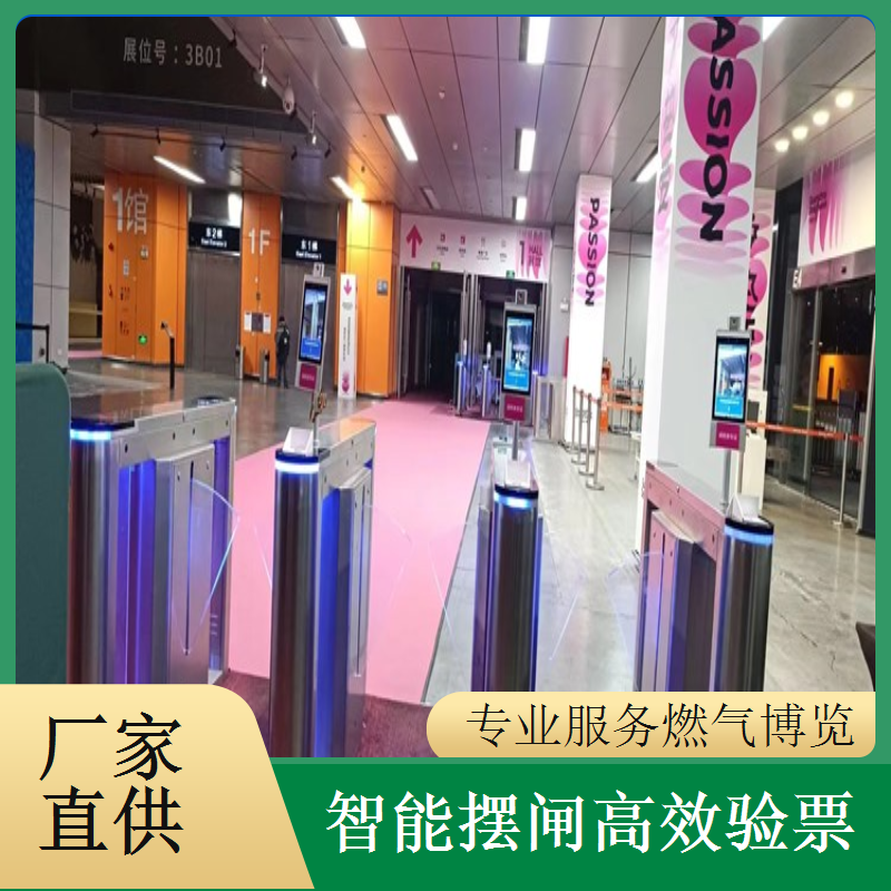 燃气博览会摆闸闸机租赁 - 人脸识别款 + 全国配送短期租用