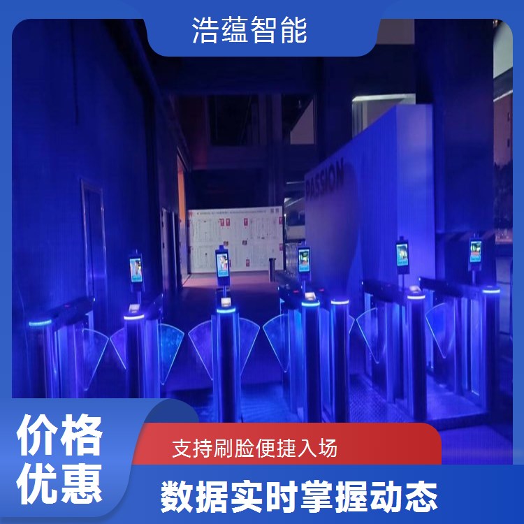 养老服务业博览会摆闸闸机租赁 - 二维码高端款 + 博览上门安装