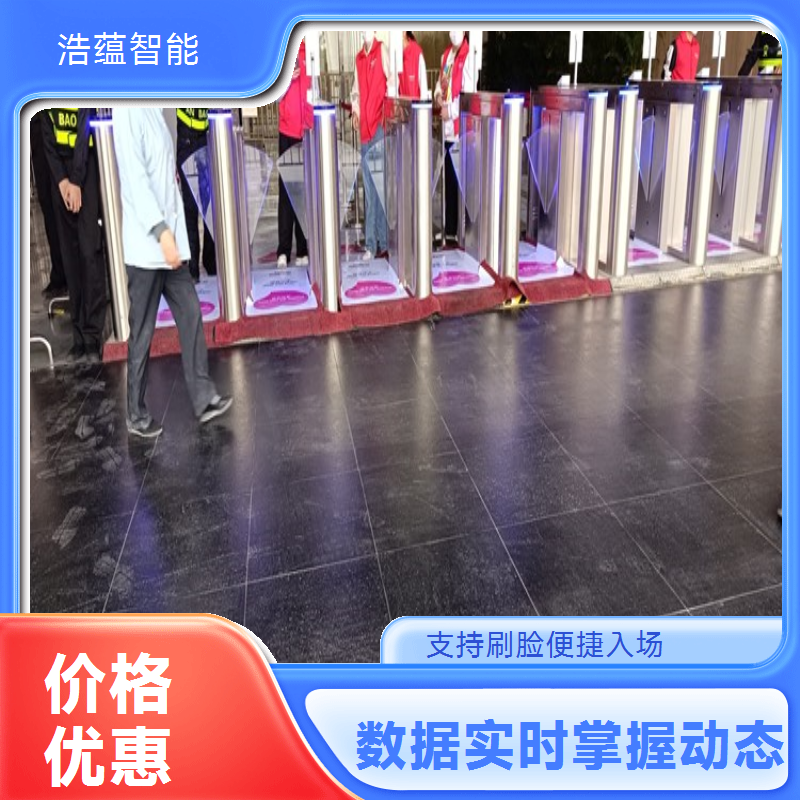 养老服务业博览会摆闸闸机租赁 - 防尾随二维码款 + 大型博览维护