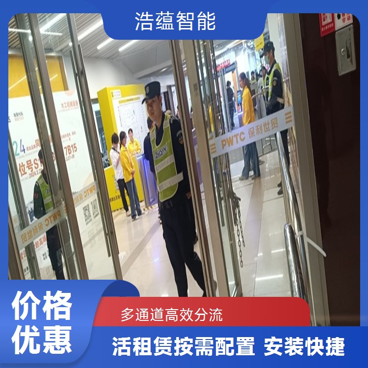 养老服务业博览会摆闸闸机租赁 - 二维码款 + 博览应急售后