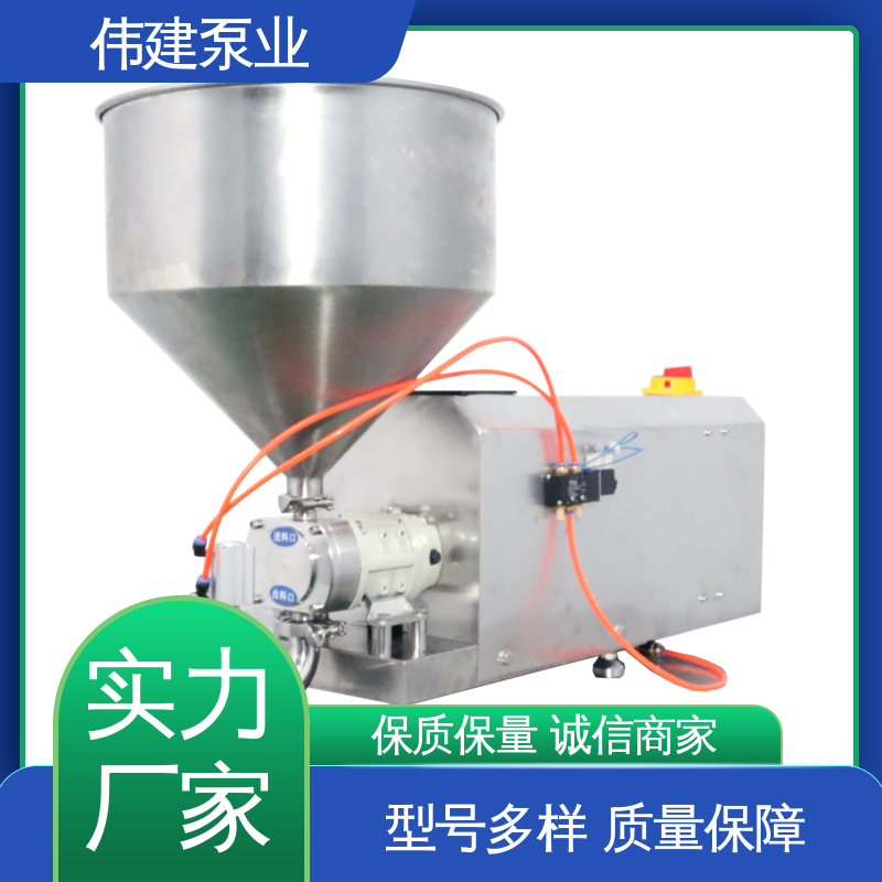 伟建定制 316不锈钢材质 番茄酱灌装机 节能设计 输出量稳定