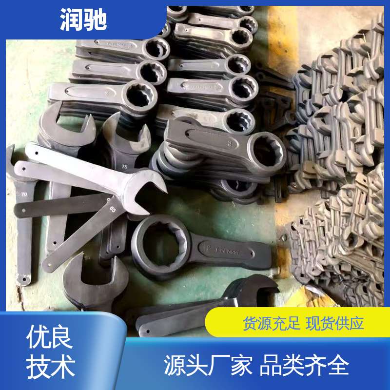润驰生产 S110 安全无火花 加长重型 凸型敲击梅花扳手 