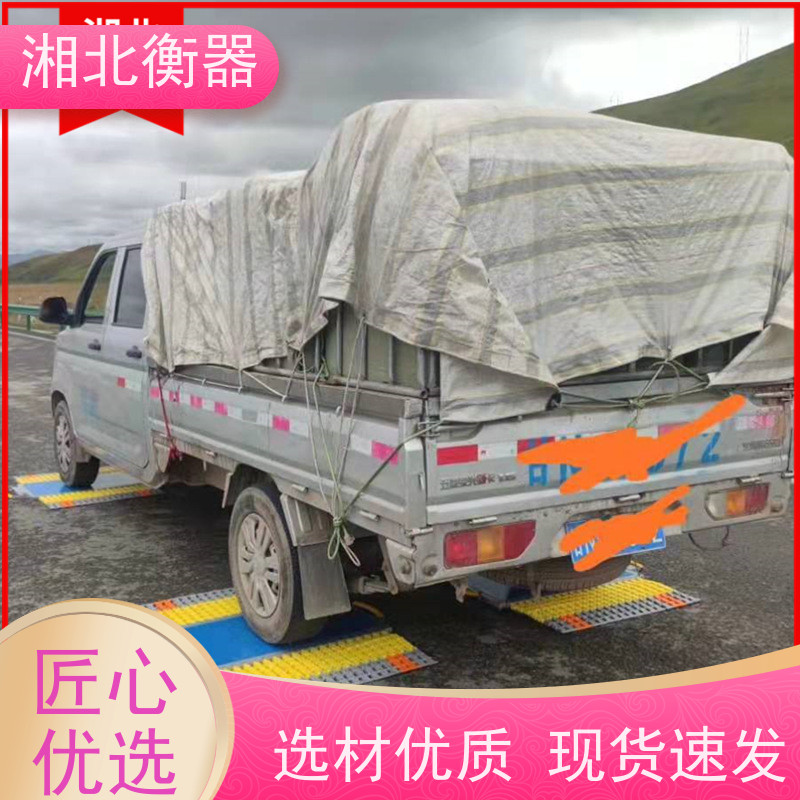 便携式汽车称重仪 静态式货车路政轴重仪 4通道移动磅10T 优选洪衡