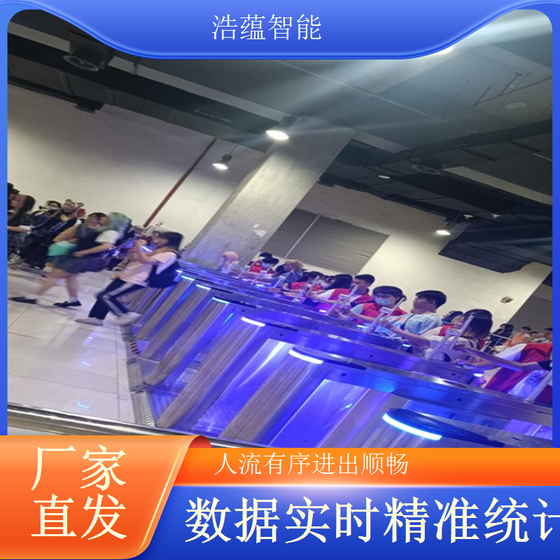 焙烤展览会摆闸闸机租赁 - 身份证快速通行款 + 焙烤展短期装