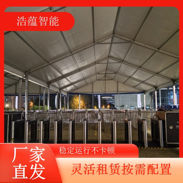 突发人流高峰餐饮博览会急需加租摆闸机通道