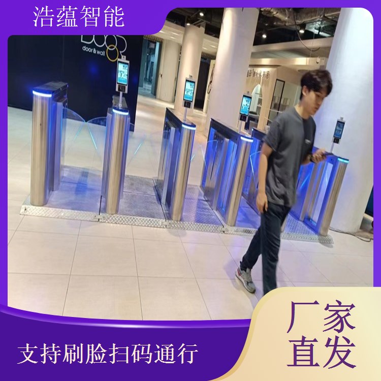 带体温检测功能的摆闸机火锅博览会租赁防疫