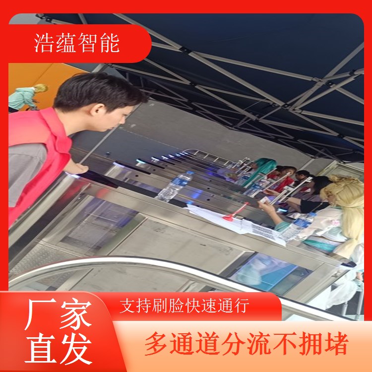  国内知名品牌摆闸机租赁用于智博会，质量稳定售后服务有保障