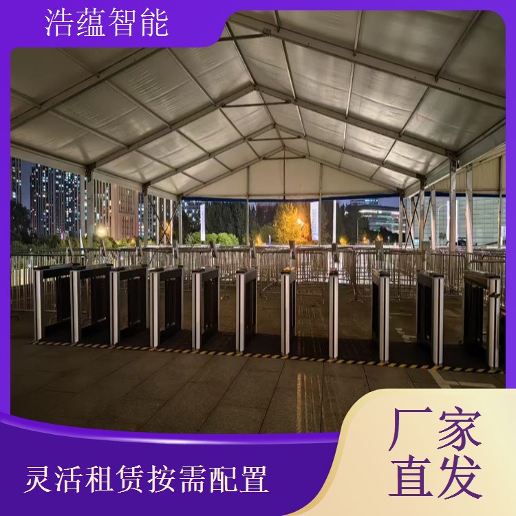 机器人大会入口控制智能三辊闸租赁快速响应