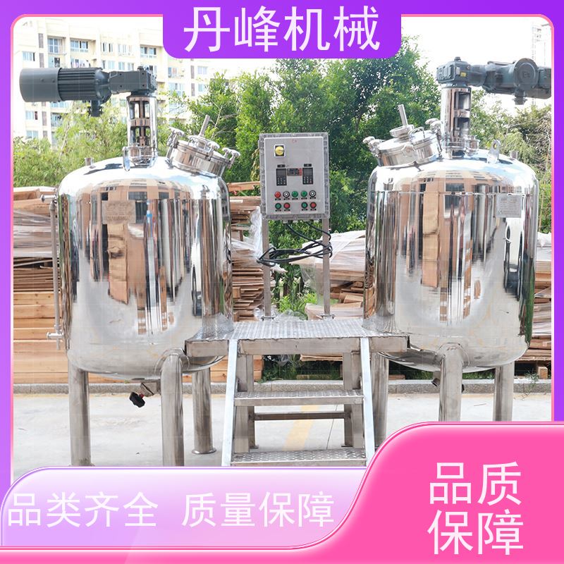 丹峰 非标定制不锈钢搅拌罐厂家小型原料罐腻子粉配液罐
