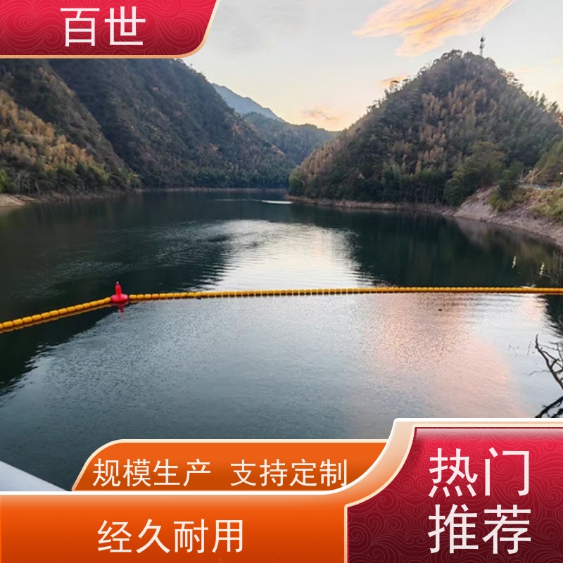 百世 海洋作业 拦船浮体 自浮式结构 钢丝绳锚固
