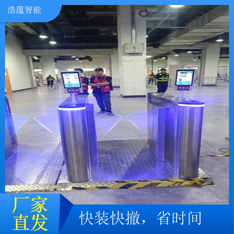 短期展会需要租赁带自动报警功能摆闸，提高安全性