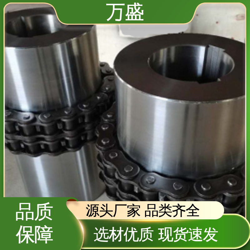 万盛 GLF1 破碎机专用 拆卸容易 标准滚子链联轴器