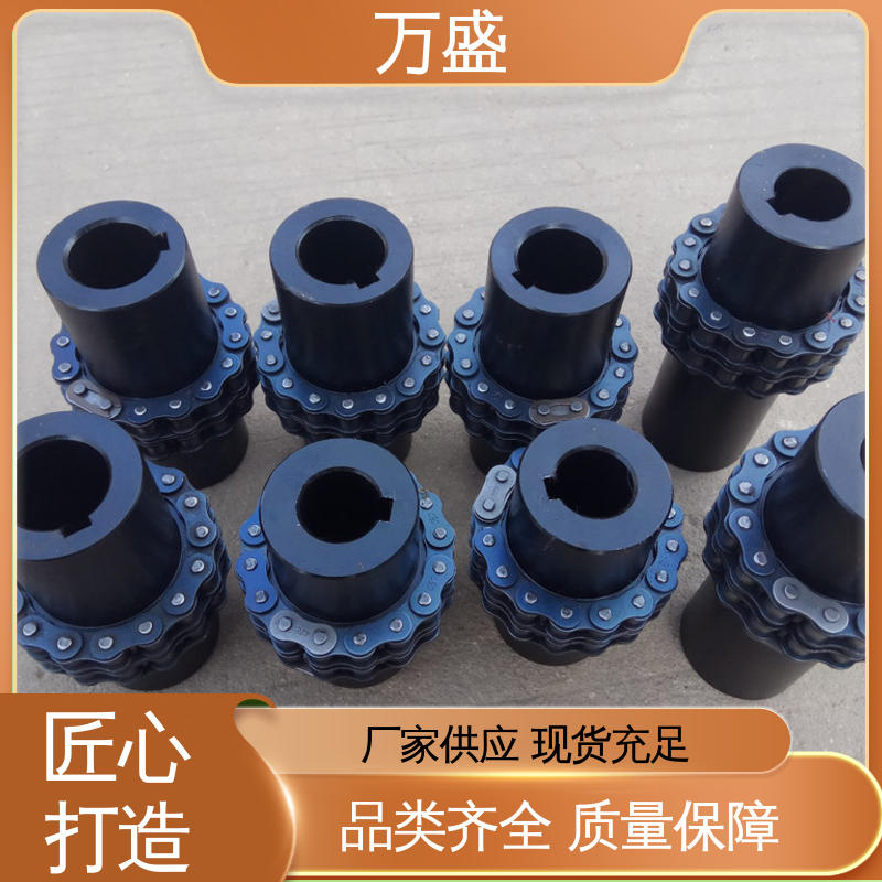 导电性好 起重机专用 GLF15 带润滑滚子链联轴器 万盛