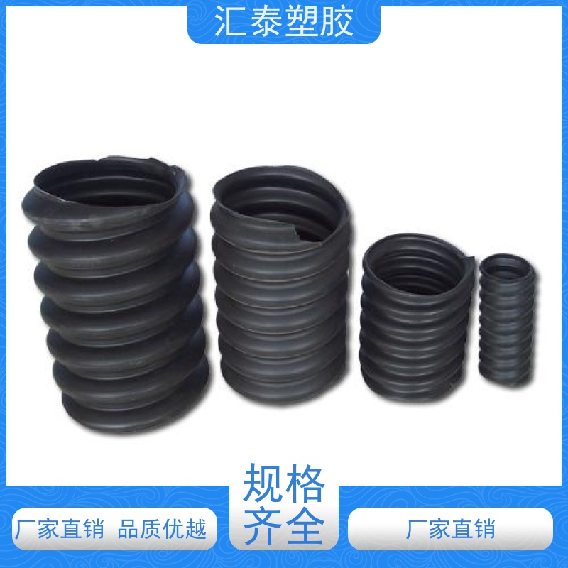 单壁地埋螺纹管 黑色碳素波纹管100穿线管 电缆套管 佛斯特管业